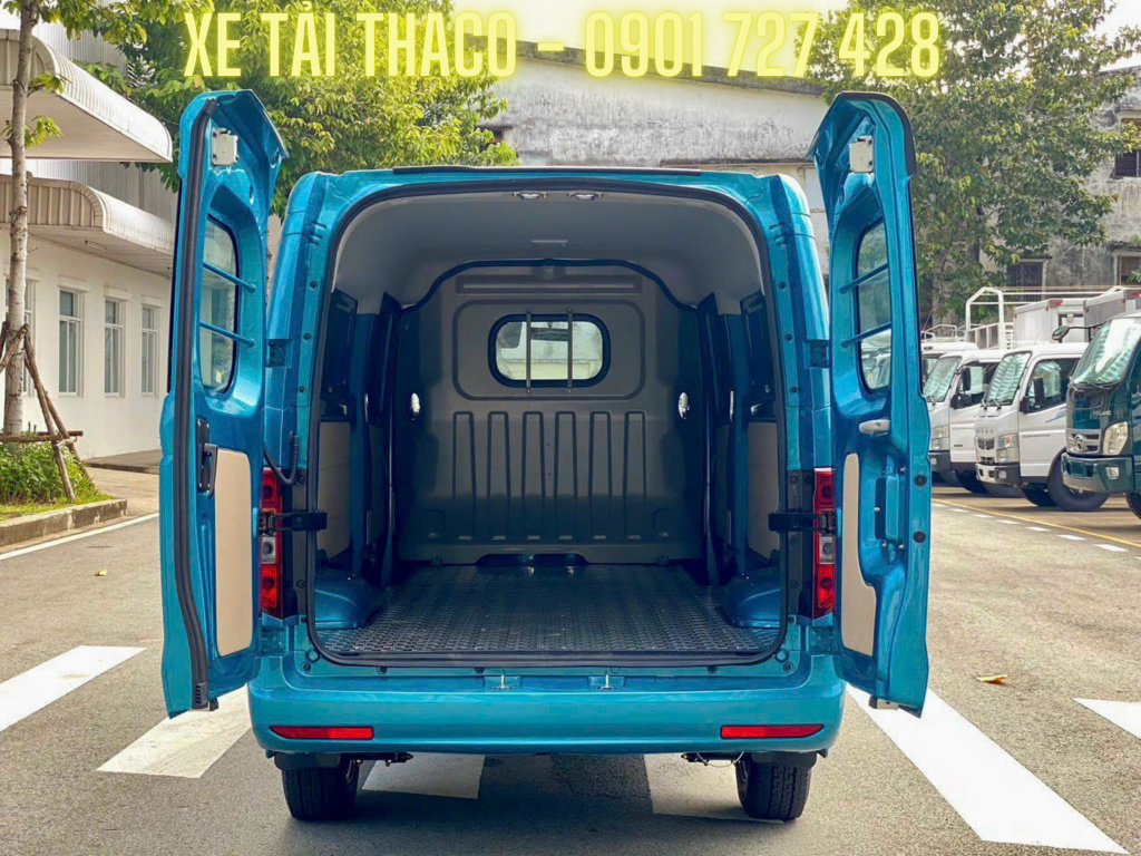 xe tải van thaco sơn màu xanh (1)