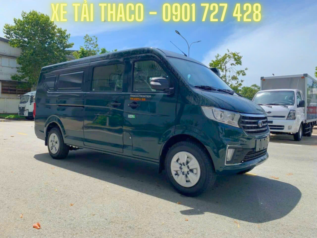 xe van thaco màu xanh rêu (2)