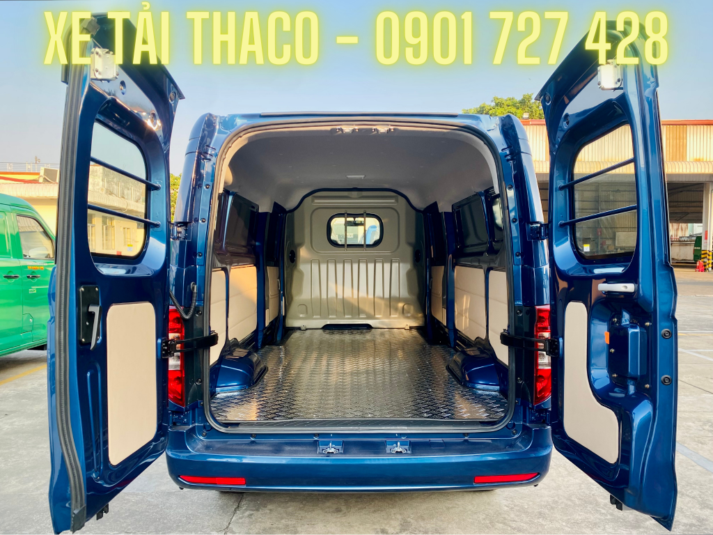xe van thaco sơn màu xanh (7)